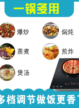 触摸商用多功能可定时调温电炉