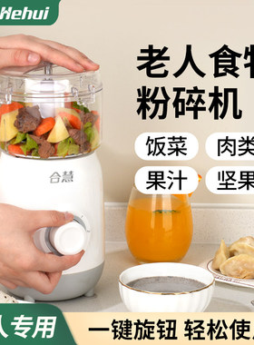 合慧打流食破壁机老人专用饭菜辅食料理机鼻饲胃管食物粉碎搅拌器
