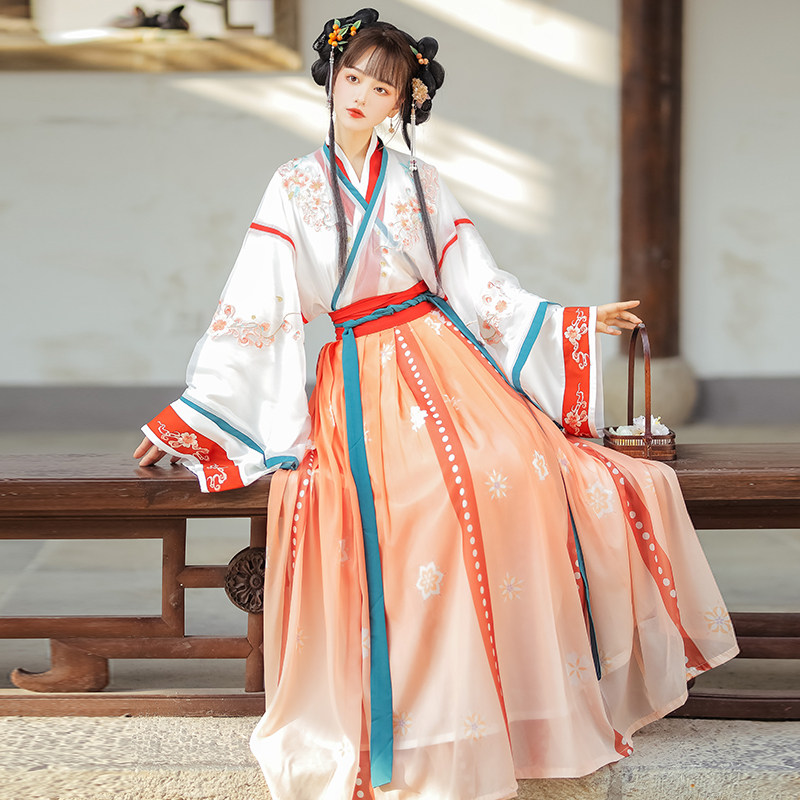 花梦瑶正品原创中国风魏晋风汉服 窈讯汉服