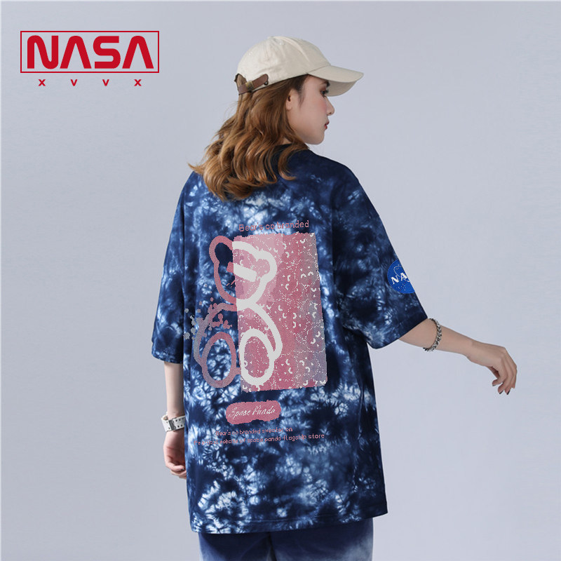 太空熊猫联名nasa旗舰店官网男t恤 太空熊猫T恤