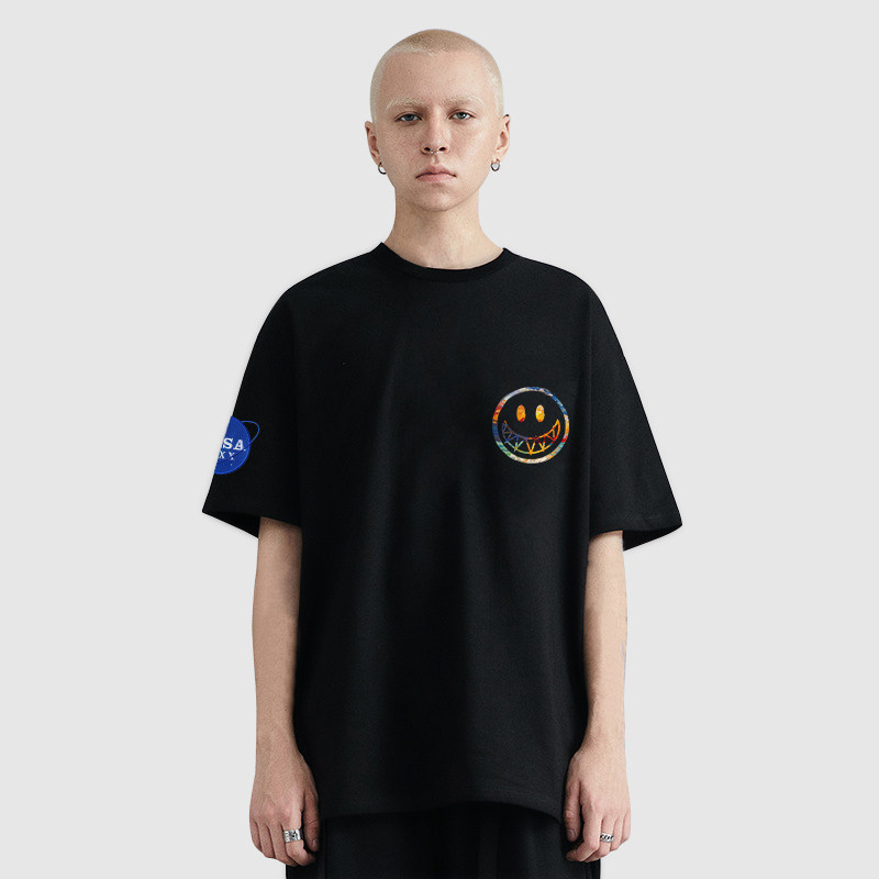 太空熊猫联名nasa xx旗舰店男t恤 太空熊猫T恤