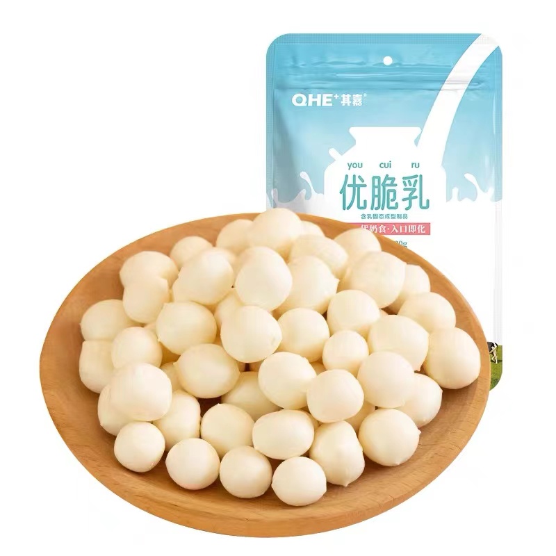 其嘉优脆乳奶泡泡30g儿童牛奶奶泡小零食