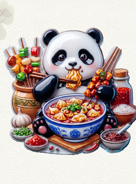 地方美食下饭食欲憨态可掬小礼品
