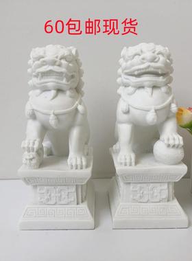 厂家现货砂岩狮子摆件新中式动物简约现代创意家居装饰品桌面摆件