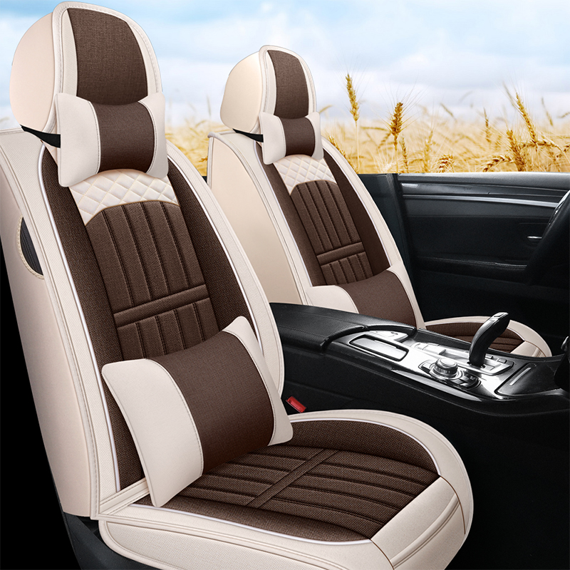 东风小康K01C31D51K07C32K05K02C51C52C35单双排货车亚麻全包座套 - 图0