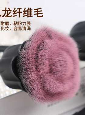 美甲刷子毛刷粉尘刷玫瑰金软毛大头化妆刷腮红刷指甲修甲工具