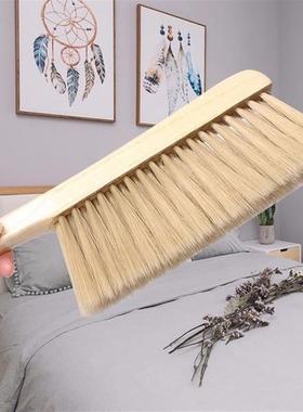 扫床刷软毛刷家用实木笤帚长柄防静电可爱灰尘刷笤帚卧室清洁毛刷