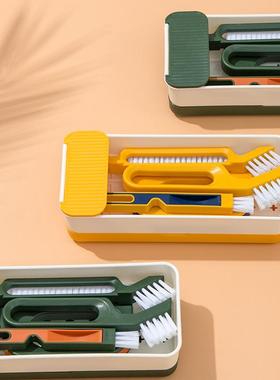 窗户槽沟清洁神器刷缝隙死角多功能洗窗台凹槽小刷子套装清理工具