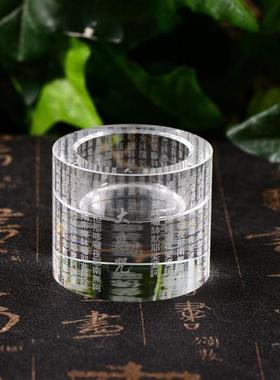 酥油灯专用底座灯座用品家用供佛灯长明灯大悲咒心经水晶烛