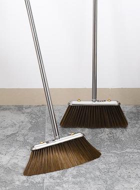 扫把簸箕套装教室扫地笤帚单个软毛不锈钢扫帚家用保洁学校