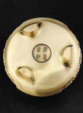 纯黄铜上香供香工具熏艾香香炉家居装饰工艺摆件香炉家用室内熏香