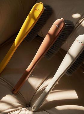 家用除尘刷长柄大号可爱软毛刷子床上扫炕清洁刷神器