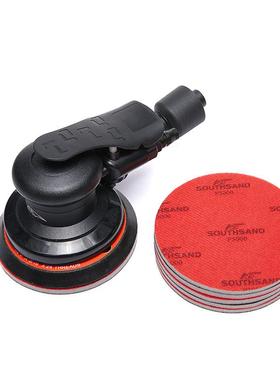 5寸6寸圆形抛光海绵砂纸汽车模型超细打磨自粘植绒干湿两用海棉沙