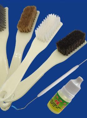 文玩工具纳米刷大小金刚菩提子橄榄核桃野猪鬃毛刷子清理保养套装