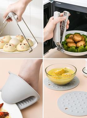 防烫夹子厨房用防滑夹盘子神器取碗提盘砂锅不锈钢隔热烫手夹碗器