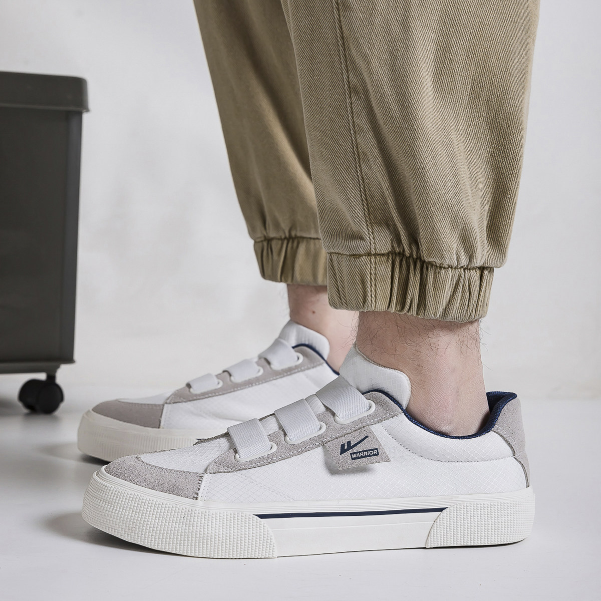 Warrior/回力男鞋2025新款春秋季休闲运动鞋厚底小白鞋一脚蹬板鞋,淘宝优惠券,粉丝福利购,淘宝优惠卷