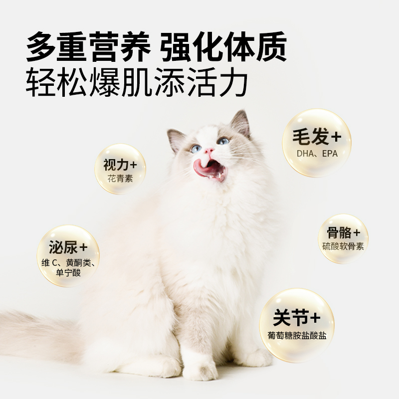 【天猫U先】高爷家全价低温烘焙猫粮添加益生元后生元试吃装-图3