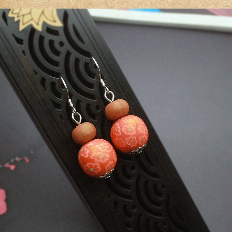 抖音同款tks银针复古个性软陶耳环 傲彩耳环