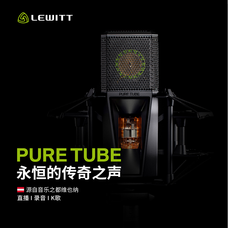 莱维特 PURE TUBE电子管麦克风专业录音棚电容话筒主播直播唱歌-图1