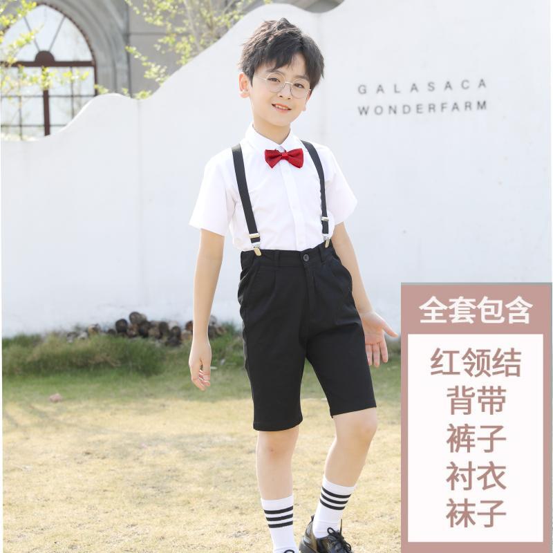 六一儿童演出服合唱白色公主裙舞台纱裙表演服幼儿园毕业照班服夏 - 图2