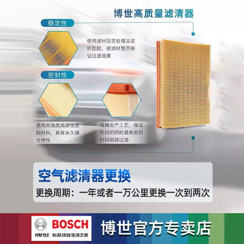 博世两滤/三滤套装适配思铭 理念S1 腾势X机油滤空气滤空调滤芯格 - 图2