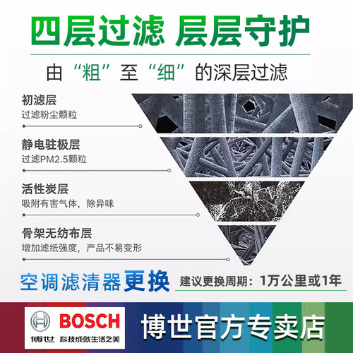 博世两滤/三滤套装适配思铭 理念S1 腾势X机油滤空气滤空调滤芯格 - 图3