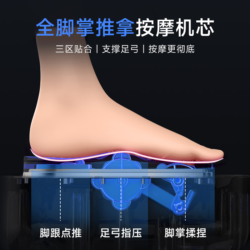 HITH星曼杀菌泡脚桶家用全自动恒温加热洗脚盆过小腿电动按摩足浴