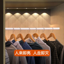 LED ultra-thin intelligent human body induction lamp corrugated hills Cat Eyes Small Night Light Rechargeable XUAN GUAN WINE CABINET EXHIBITION CABINET LIGHT