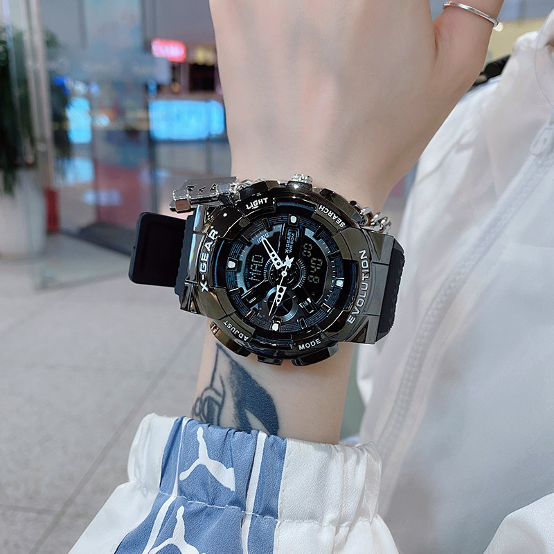 王一博同款小钢炮手表男士潮流 范美国产腕表