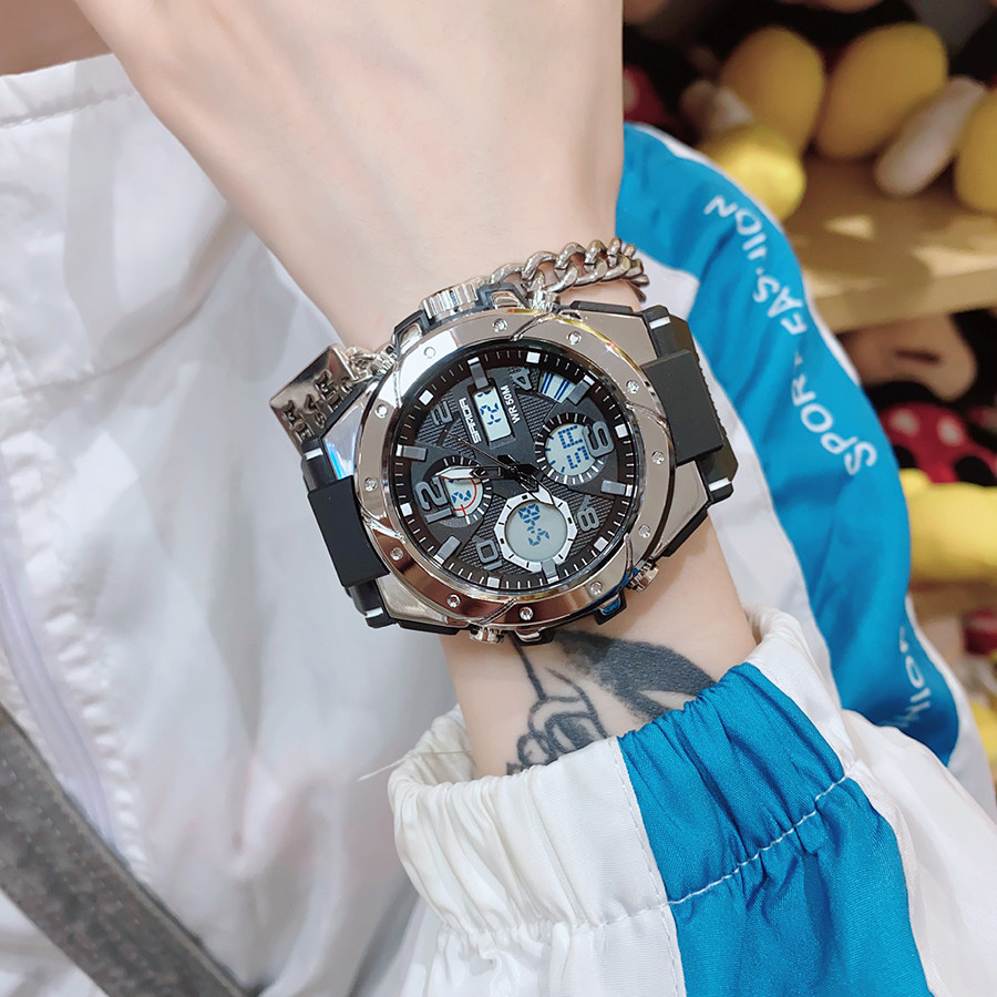 高中生男学生黑科技潮流男士电子表 范美国产腕表