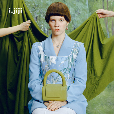 I Jiji陶陶包toto小众新款原创陶土包包斜挎包女小方包古良吉吉 虎窝淘