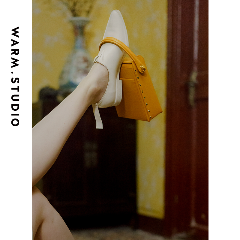 warmstudio /古良吉吉黄色女斜挎包 古良吉吉女士包袋