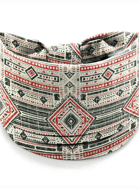 High-waisted printed two-piece bikini高腰印花分体比基尼保守