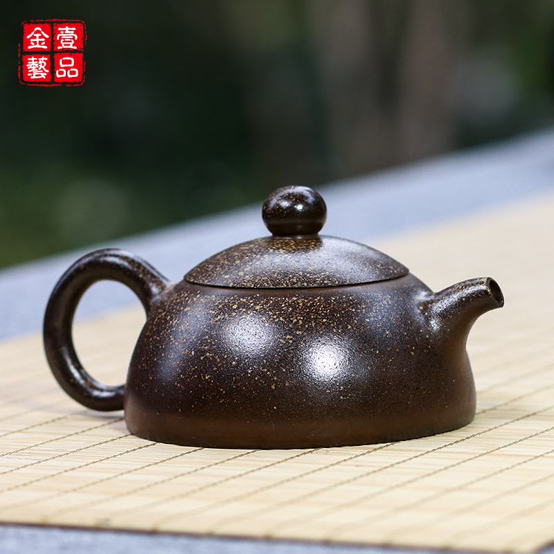 建水紫陶壶泡茶壶柴烧壶陈朝超老师/柴烧泡茶壶系列（180-220ml）-图2