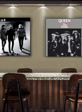 Queen皇后乐队周边专辑封面海报挂画音乐酒吧装饰画卧室宿舍壁画