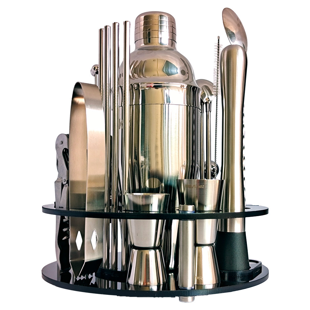 Stainless steel cocktail shaker shaker set base wine beginne - 图3