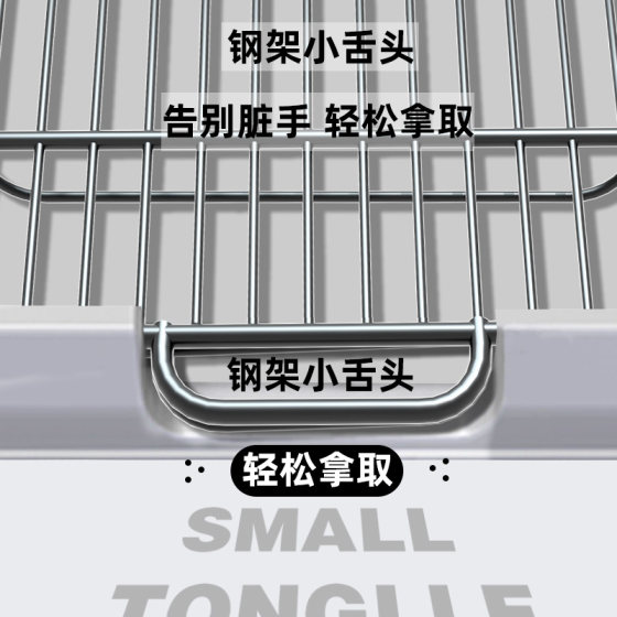 Steel frame dog toilet large removable and washable anti-poop potty