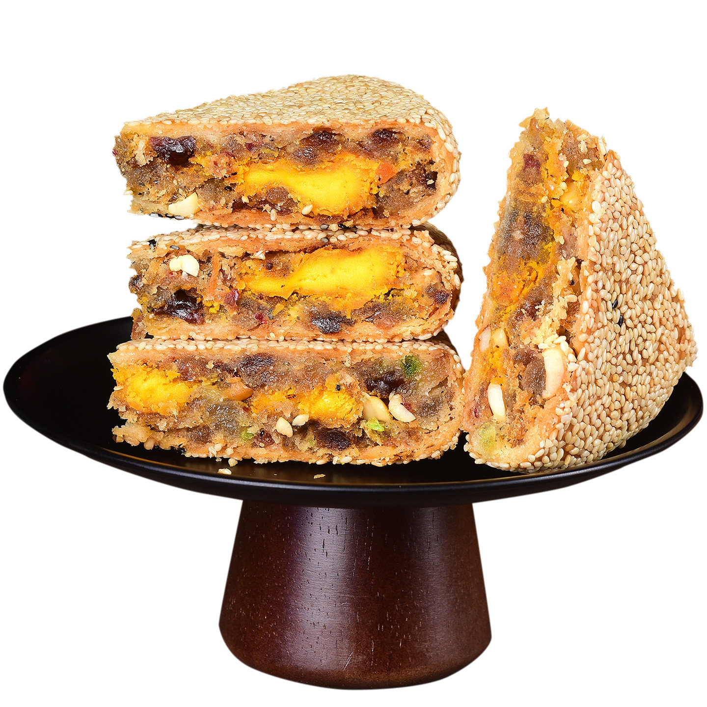 桥墩周兴豪正宗大月饼浙江温州特产蛋黄手工礼盒装750克团购送礼