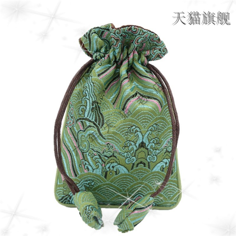 tk文玩手链小布袋收纳袋锦束口袋子 玄翠峰手链