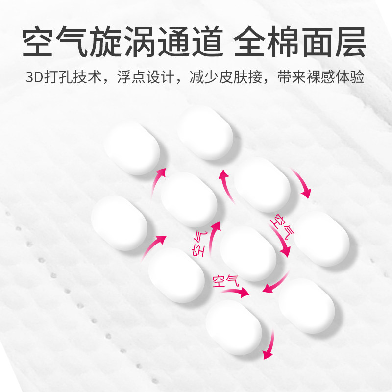 美喵日用夜用组合装纯棉干爽卫生巾 美喵卫生巾