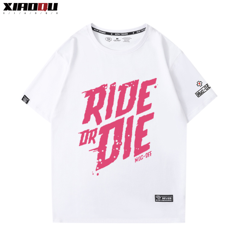 PMuc-Off土坡T恤ride or die速降骑行服男女夏季纯棉宽松短袖休闲-图0