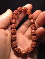 8-8 Rohan wild dragon tattooot walnut nuclear bracelet with playful hands The Three Tibetan teachers of the Su working boat Bench Zhoushan Non-relic