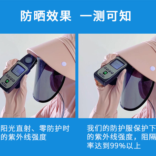 Professional sun protection clothing for women, original ice silk yarn anti-UV