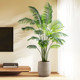 Simulated green plants, loose-tailed sunflowers, indoor living rooms, fake trees, fake green plants, high-end decorative floor-standing ornaments, bionic green plant potted plants