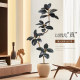Fake green plant, black diamond, indoor living room, rubber tree, floor-standing decorative ornament, potted plant, large simulated plant, bionic tree