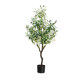 Simulated green plant olive tree floor-standing potted indoor large plant ornaments living room light luxury decoration bionic flower fake tree