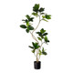 Fake green plant Bengal banyan indoor living room sofa side floor-standing potted plant ornaments decoration large advanced simulation plant