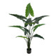 Simulated green plants Salian high-end light luxury decorative ornaments advanced bionic green plants Alocasia tree floor-standing potted plants