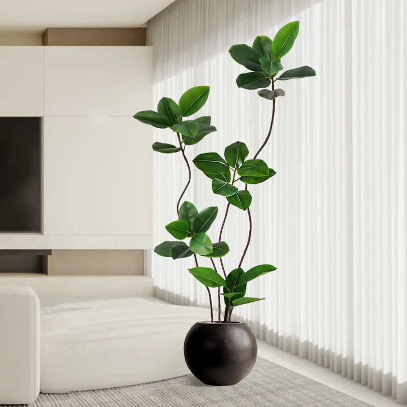 仿真绿植客厅摆件高端上档次大型室内直播间植物落地装饰盆栽假树