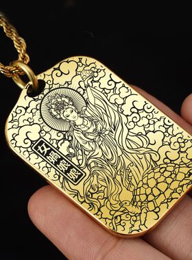 女娲娘娘吊坠项链汽车挂件坠牌饰